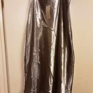 Silver shine skirt